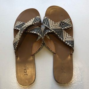 MOVING MAKE OFFER J crew slip on sandals